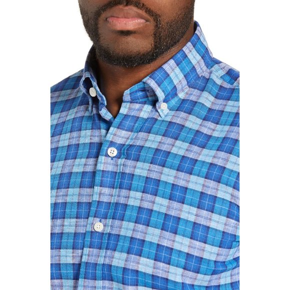 NWT Nordstrom Ledbury Seabrooke Check Dress Shirt - Picture 4 of 6